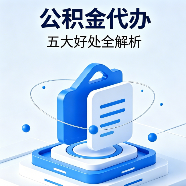 绵阳公积金代办到底值不值？这5大好处让你少走弯路